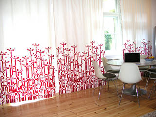 Vorhänge, s.wert design s.wert design Modern dining room