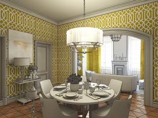 Яркая классика, Бражинская Бражинская Classic style dining room