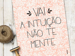 ★ poster ★ a intuição não te mente ★, Digo Digo บ้านและที่อยู่อาศัย กระดาษ