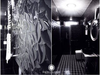 Czarna łazienka, EnDecoration EnDecoration Modern Bathroom