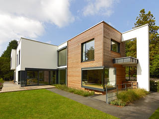 Exteriors Baufritz (UK) Ltd. Casas modernas