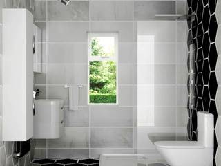 Bathroom interior design Lena Lobiv Interior Design Baños de estilo moderno