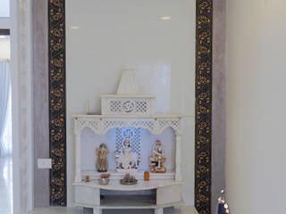 POOJA ROOM /PRAYER AREA KREATIVE HOUSE Other spaces Marble Sculptures