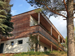 Einfamilienhaus am Hang, Architekt Stefan Toifl Architekt Stefan Toifl Casas modernas: Ideas, diseños y decoración
