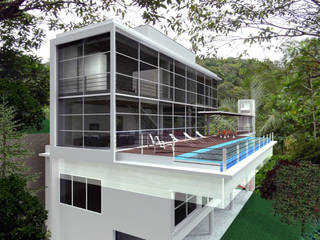 casa panorâma, GNC arquitetura e interiores GNC arquitetura e interiores Case moderne