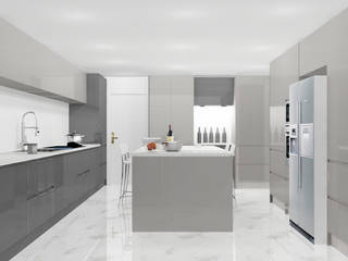 COCINA, ARCE FLORIDA LLC ARCE FLORIDA LLC Modern Kitchen Wood Wood effect