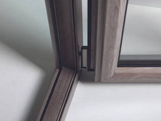 Dinamica 3D - Classico, Moderno, Contemporaneo, Schulzitalia Schulzitalia Puertas y ventanas de estilo moderno Compuestos de madera y plástico