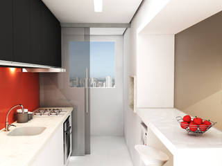 APARTAMENTO URBANO, Maxma Studio Maxma Studio مطبخ