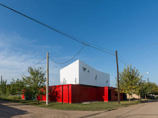 Casa Container, estudioscharq estudioscharq Moderne Häuser