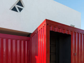 Casa Container, estudioscharq estudioscharq Moderne Häuser