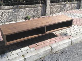 Ahşap TV Ünitesi, Wood_Dekor Wood_Dekor Salones escandinavos Madera Acabado en madera