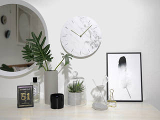 dclock big marble black&white, maketen maketen Walls