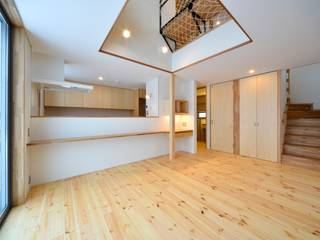 米沢・徳町の家, 清建築設計室/SEI ARCHITECT 清建築設計室/SEI ARCHITECT Modern Dining Room