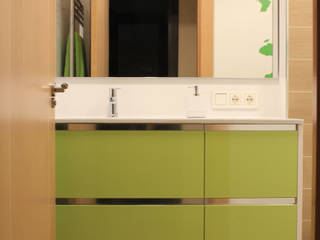 Baño en verdes, Danma Design Danma Design Casas de banho modernas