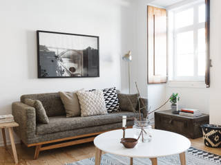 Remodelação de apartamento, Architect Your Home Architect Your Home Moderne Wohnzimmer