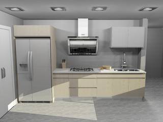 COCINA PEQUEÑA, ARCE FLORIDA LLC ARCE FLORIDA LLC Modern Mutfak Ahşap Ahşap rengi