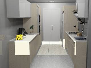 COCINA PEQUEÑA, ARCE FLORIDA LLC ARCE FLORIDA LLC Moderne keukens Hout Hout