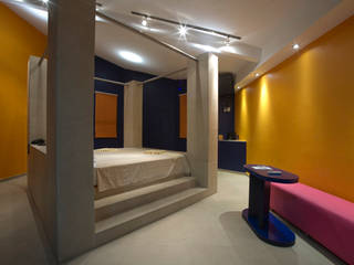 Hotel C5C, DIN Interiorismo DIN Interiorismo モダンスタイルの寝室