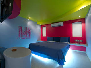 Hotel Condesa de Malibrán , DIN Interiorismo DIN Interiorismo モダンスタイルの寝室