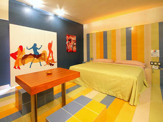 Hotel VC, DIN Interiorismo DIN Interiorismo Modern Yatak Odası