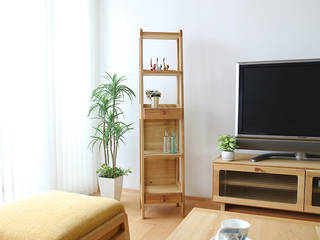 luonto, 株式会社 大雪木工 株式会社 大雪木工 Scandinavian style living room Wood Wood effect