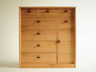 手元箪笥, KWC／KONDO WOOD CRAFT KWC／KONDO WOOD CRAFT 아시아스타일 거실