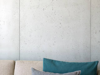 Studio California, Concrete LCDA Concrete LCDA Moderne Wohnzimmer Beton Grau