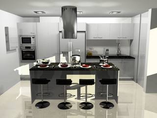 COCINA COMBINADA, ARCE FLORIDA LLC ARCE FLORIDA LLC Moderne keukens Hout Hout