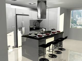 COCINA COMBINADA, ARCE FLORIDA LLC ARCE FLORIDA LLC Cuisine moderne Bois Effet bois