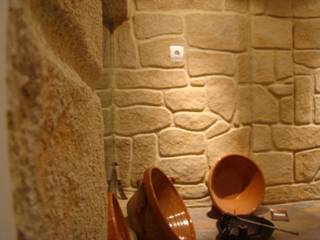Cocina rústica decorada con Decopierre, LuisyAnacb LuisyAnacb ラスティックデザインの キッチン 石灰岩 ベージュ