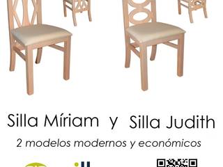 Sillas Modernas, Sillas de Lucena Sillas de Lucena モダンデザインの ダイニング 無垢材 多色