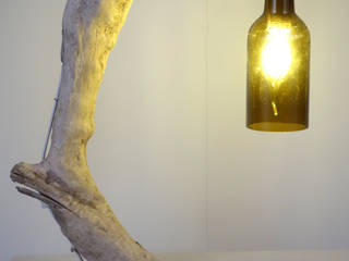 Stehlampe, Meister Lampe Meister Lampe Livings de estilo mediterráneo Piedra