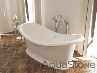 Визуализация: ванны из искусственного камня , OK Interior Design OK Interior Design حمام