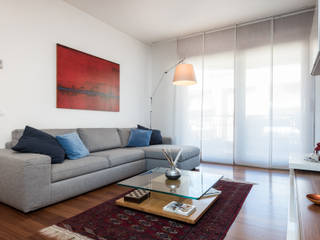 Appartamento Eur, zero6studio - Studio Associato di Architettura zero6studio - Studio Associato di Architettura Modern living room