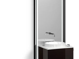 EMCO touch. Waschplatzeinheit. 2015, nexus product design nexus product design BathroomMirrors Glass Black