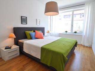 Alte Musterwohnung aufgepeppt, Karin A. Karin A. Modern style bedroom