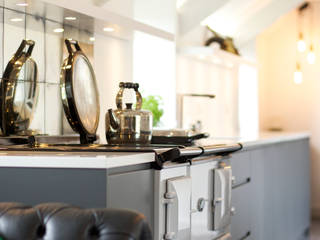 The Marble Kitchen, Papilio Papilio 現代廚房設計點子、靈感&圖片