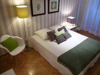 Projeto 19 | Quarto de Casal Madrid, maria inês home style maria inês home style Mediterranean style bedroom