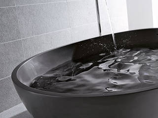 Vov bathtub, Mastella - Italian Bath Fashion Mastella - Italian Bath Fashion Casas de banho modernas Sintético Preto