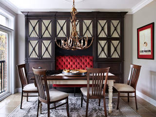 Townhouse, ANNA DUVAL ANNA DUVAL Sala da pranzo in stile classico Rosso