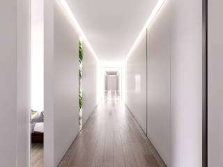 PENTHOUSE 23 , Who Cares?! Design Who Cares?! Design Modern corridor, hallway & stairs