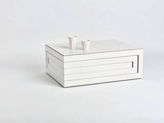 REK salontafel (wit), Stilst Stilst Minimalistische woonkamers Synthetisch Bruin