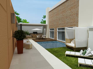 Exterior social residencia unifamiliar, Arte 5 Remodelaciones Arte 5 Remodelaciones Minimalist Evler