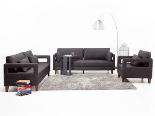 Comfort Yaşam Serisi 3'lü Yataklı 2'li-1'li Koltuk Takımı, K105 Mobilya Pazarlama Danışmanlık San.İç ve Dış Tic.LTD.ŞTİ. K105 Mobilya Pazarlama Danışmanlık San.İç ve Dış Tic.LTD.ŞTİ. Modern living room Wood Wood effect