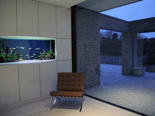 Vitro House, Aquarium Architecture Aquarium Architecture Minimalistische Arbeitszimmer
