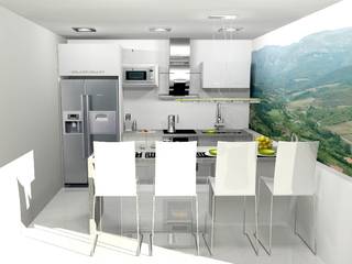 COCINA, ARCE FLORIDA LLC ARCE FLORIDA LLC Modern Mutfak Ahşap Ahşap rengi