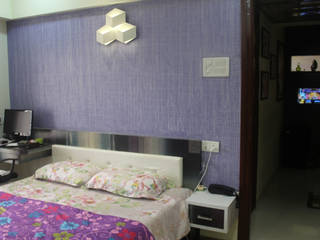 Mr.Pramod Chaudhary at Cosmos Horrizon, UNIQUE DESIGNERS & ARCHITECTS UNIQUE DESIGNERS & ARCHITECTS Bedroom