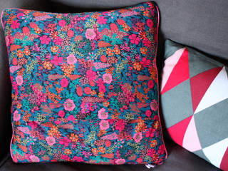 Coussin une Etoile en Liberty, DidiHeidi DidiHeidi غرفة نوم