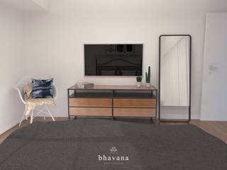 Obra Cochrane - Diseño Habitación principal, Bhavana Bhavana Industrial style bedroom