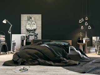 BedLINE, M.Serhat SEZGİN M.Serhat SEZGİN Modern style bedroom